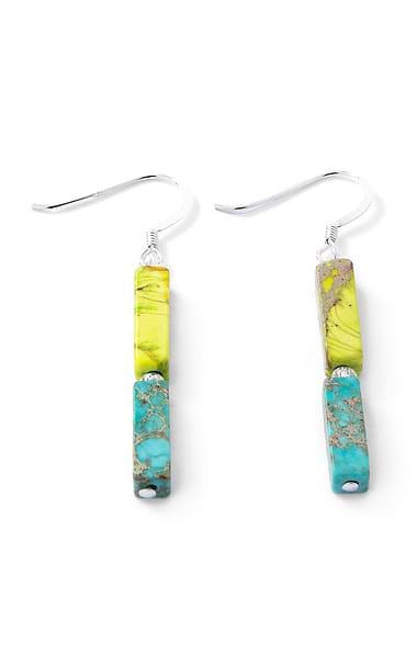 Carrie Elspeth Rainbow Jasper Earrings