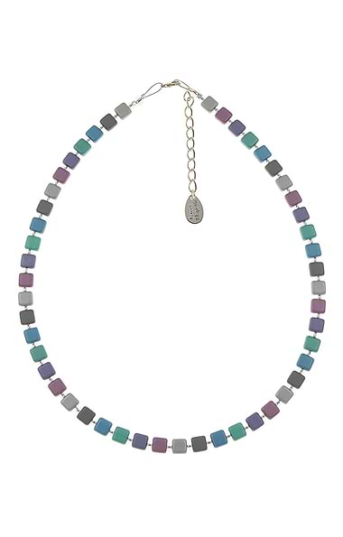 Pastel Glass Bead Necklace
