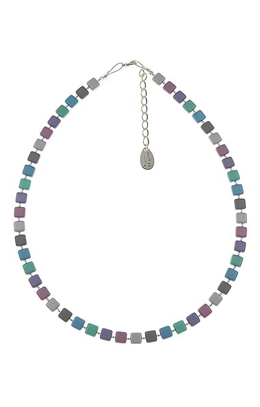 Pastel Glass Bead Necklace