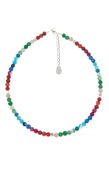 Medley Globe Full Agate Necklace