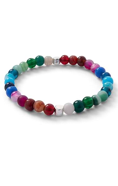 Medley Globe Agate Bracelet
