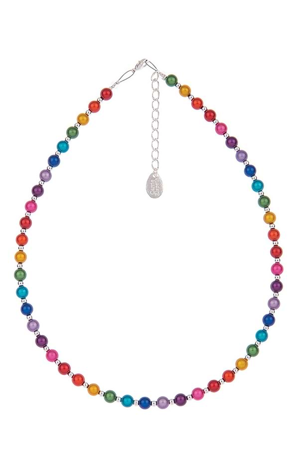 Carrie Elspeth Rainbow Glow Beaded Necklace