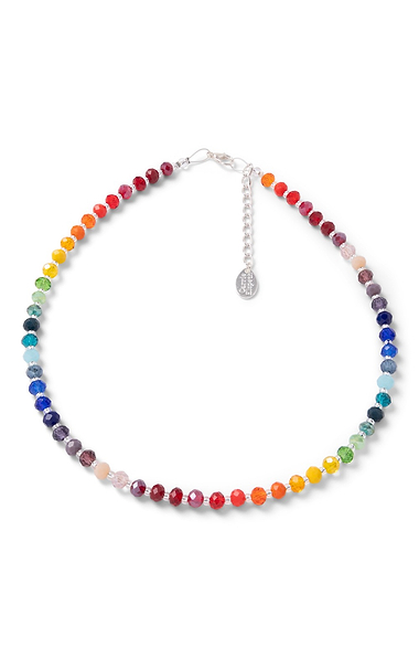 Carrie Elspeth Stellar Crystal Rainbow Necklace