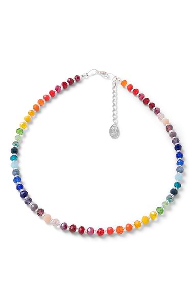 Carrie Elspeth Stellar Crystal Rainbow Necklace