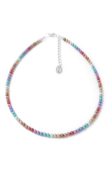 Carrie Elspeth Rainbow Pearl Necklace
