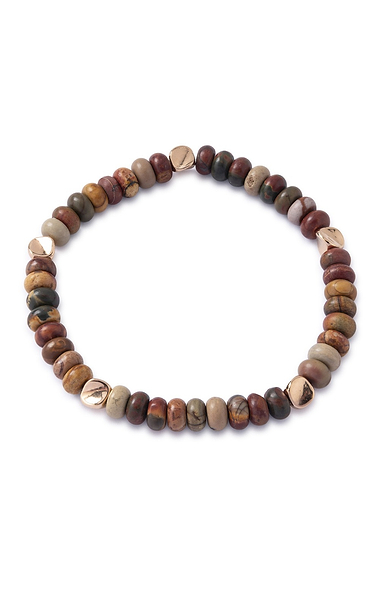 Ladies Carrie Elspeth Natural Jasper Bracelet