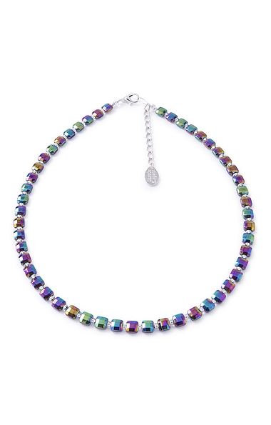 Ladies Carrie Elspeth Cubic Haematite Necklace