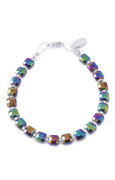Ladies Carrie Elspeth Cubic Haematite Bracelet