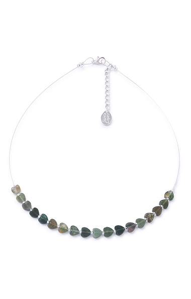 Ladies Carrie Elspeth Gemstone Hearts Necklace