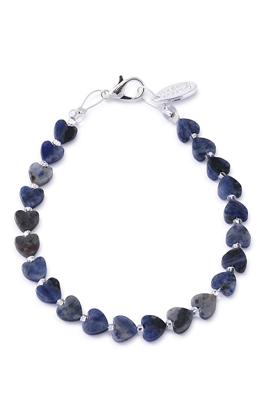 Ladies Carrie Elspeth Gemstone Hearts Bracelet