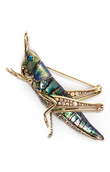 Bill Skinner Grasshopper Brooch