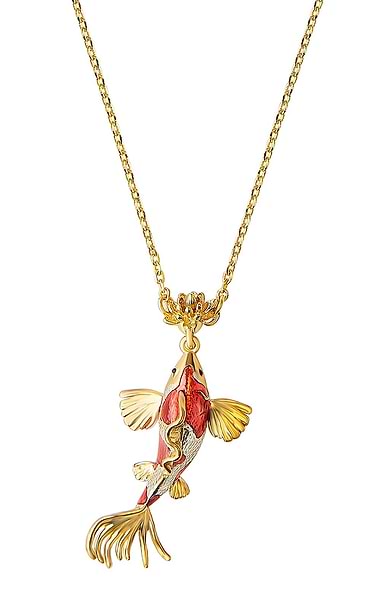 Bill Skinner Koi Carp Necklace