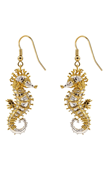 Bill Skinner Seahorse Drop Earrings