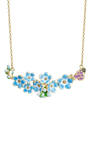 Bill Skinner Forget Me Not Necklace