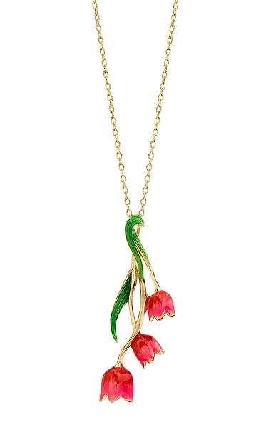 Bill Skinner Tulip Pendant Necklace