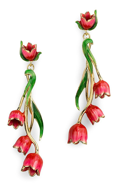 Bill Skinner Tulip Drop Earrings