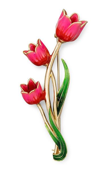 Bill Skinner Tulip Brooch
