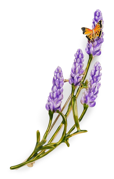 Lavender Brooch