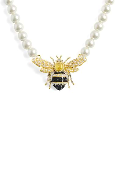 Bee Pearl Necklace
