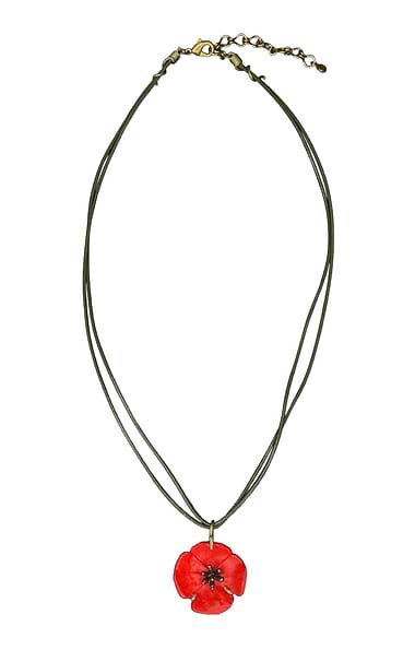 Ladies Michael Michaud Poppy Necklace