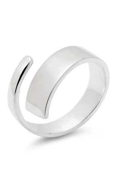 Ladies Wraparound Polished Ring