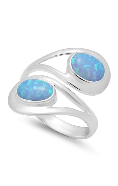 Ladies Current Opal Ring