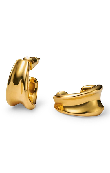 Molten Luxe Hoop Earrings