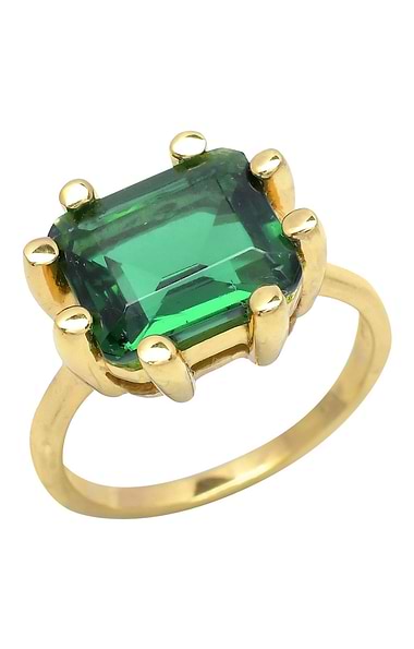 Ladies Square Claw Ring