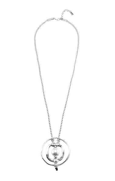 Uno de 50 Full Moon Silver Necklace