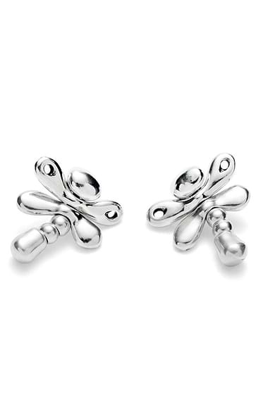 Uno de 50 Sterling Silver Dragonfly Earrings
