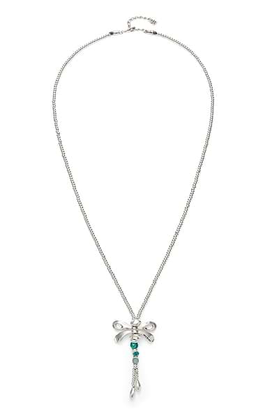 Uno de 50 Sterling Silver Dragonfly Crystal Necklace