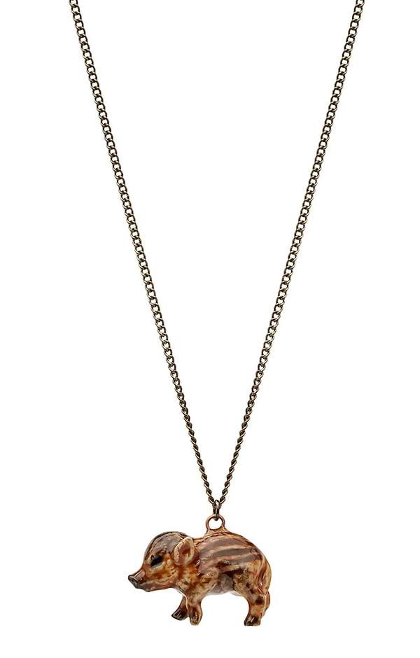 Baby Boar Necklace