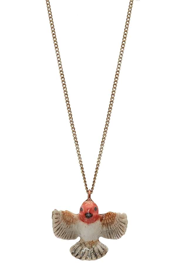 Flying Robin Necklace