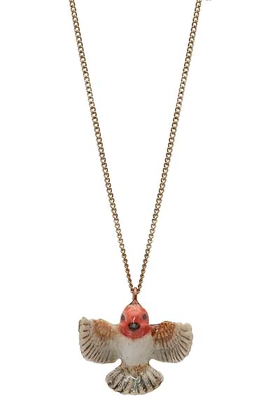 Flying Robin Necklace