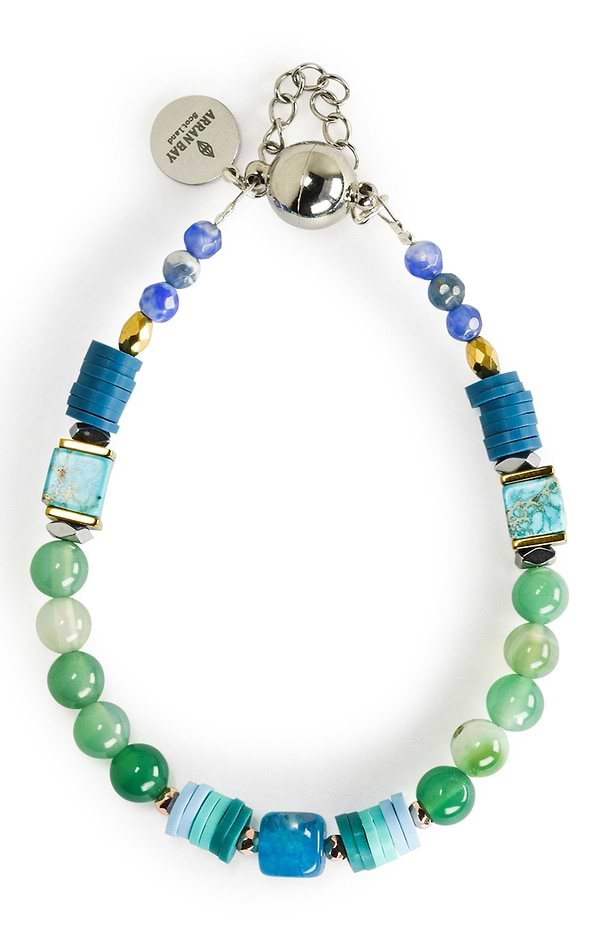 Arran Bay Jasper and Agate Bracelet