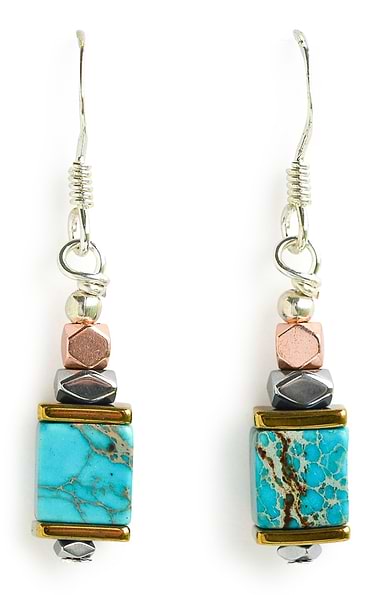 Arran Bay Jasper Drop Earrings