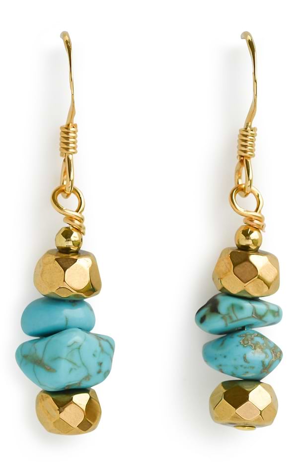 Arran Bay Turquoise Drop Earrings
