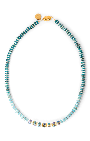 Arran Bay Zion Turquoise Shell Necklace