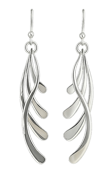 Drop Wave Earrings