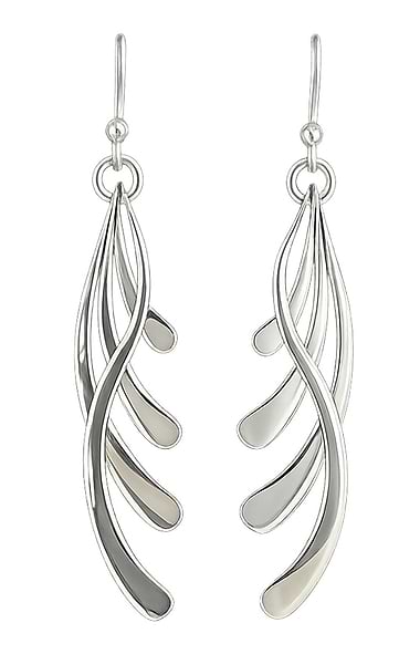Drop Wave Earrings