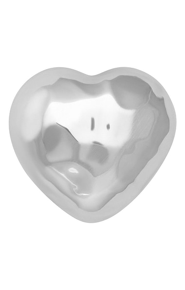 Tianguis Jackson Sterling Silver Puffed Heart Stud Earrings