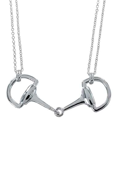 Reeves & Reeves Silver Snaffle Feature Necklace