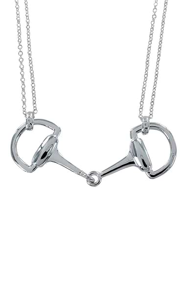 Reeves & Reeves Silver Snaffle Feature Necklace