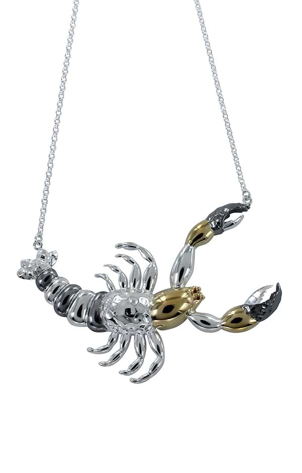 Reeves & Reeves Silver Supersize Lobster Necklace