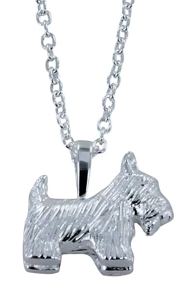 Reeves & Reeves Silver Scottie Necklace Pendant