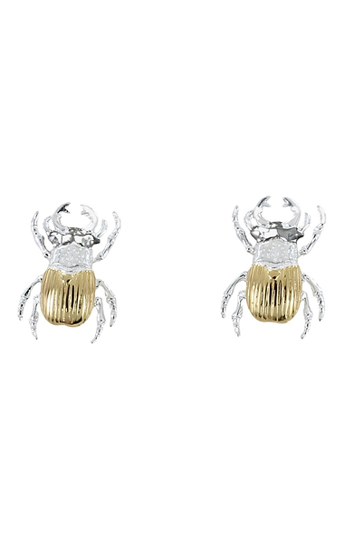 Reeves & Reeves Stag Beetle Earrings