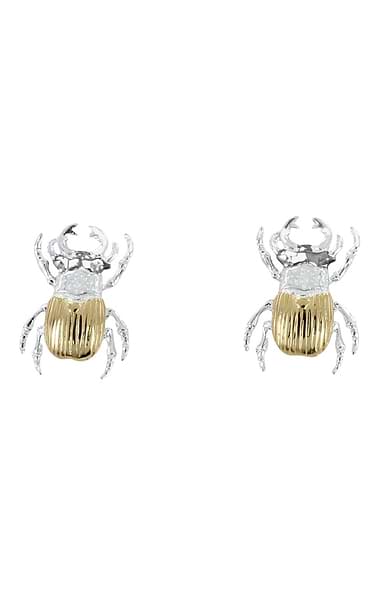 Reeves & Reeves Stag Beetle Earrings