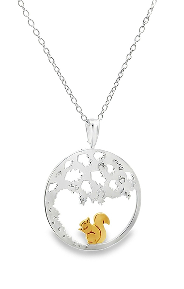 Reeves & Reeves Squirrel Nutkin Necklace