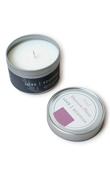 Love Scottish Small Tin Candle