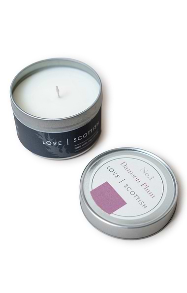 Love Scottish Small Tin Candle